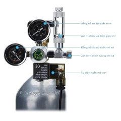 Van điện CO2 Mufan chính hãng cho hệ thống CO2 thủy sinh