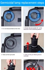 Lọc thùng tách phân Sunsun YWY 800 - tích hợp tách phân, xả đáy