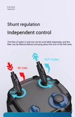 Lọc thùng tách phân Sunsun YWY 800 - tích hợp tách phân, xả đáy