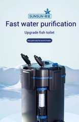 Lọc thùng tách phân Sunsun YWY 800 - tích hợp tách phân, xả đáy