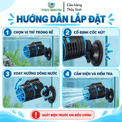 Máy thổi luồng SUNSUN YVP 01A-02A-03A-04A - Thổi luồng, tạo sóng bể cá cảnh