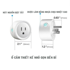 Ổ căm hẹn giờ Wifi - dòng ổ cắm thông minh chỉnh APP