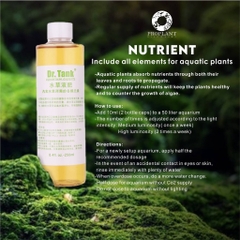 Phân nước tổng hợp Dr.Tank Nutrient cho cây thủy sinh cực tốt