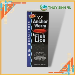 Chai số 0 xử lý rận nước và trùng mỏ neo cá Rồng