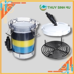 Lọc phụ Sunsun HW 604 vỏ trắng, EW 604 vỏ trong cho bể thủy sinh, cá cảnh
