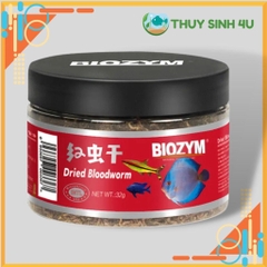 Thức ăn Biozym Dried Bloodworm (Trùng huyết sấy khô) cao cấp cho cá cảnh