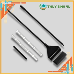 Dao cạo rêu Mufan hợp kim nhôm không rỉ - Tặng kèm 10 lưỡi dao