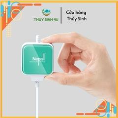 Máy sủi Oxy Nepall nhỏ gọn, rất êm, có sẵn dây và quả sủi