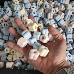 Vật liệu lọc Sứ viên hoa mận (ngẫu nhiên màu) cho bể thủy sinh cá cảnh