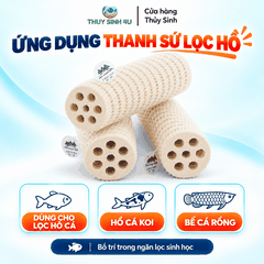 Sứ lọc củ sen Mountain Tree Lotus Root Bacteria House - Kích thước 16x4cm