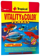 Thức ăn cá cảnh Tropical Vitality Color cám dán - chiết 100g