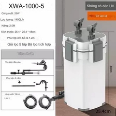 Lọc thùng Sunsun Xiaoli XWA tích hợp sẵn lọc váng, xả đáy