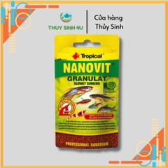 Thức ăn cá cảnh Tropical Nanovit hạt cho cá cảnh thủy sinh
