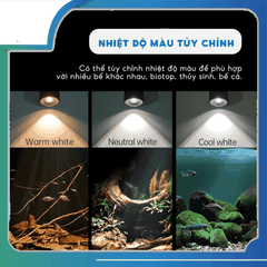 Đèn rọi Week Mini 7 Pro chỉnh tiêu cự, chỉnh APP