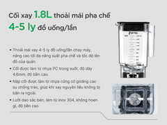 Máy xay sinh tố công nghiệp Zetsu Z-01