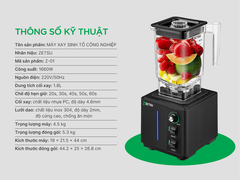 Máy xay sinh tố công nghiệp Zetsu Z-01