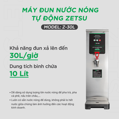 Máy đun nước nóng tự động Zetsu Z-30L