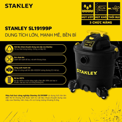 Máy hút bụi 3 chức năng Khô/Ướt/Thổi STANLEY SL19199P