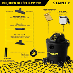 Máy hút bụi 3 chức năng Khô/Ướt/Thổi STANLEY SL19199P