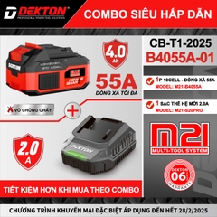 Pin 21V dung lượng 4.0Ah DEKTON M21-B4055A