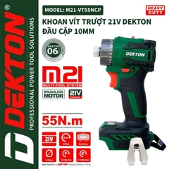 Máy vặn vít trượt DEKTON M21-VT55NCP (chưa có pin và sạc)