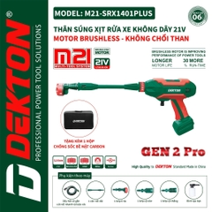 Máy xịt rửa xe dùng pin DEKTON M21-SRX1401PLUS (Chưa có pin và sạc)