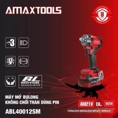 Máy siết bulong dùng pin AMAXTOOLS ABL40012SM (chưa có pin sạc)