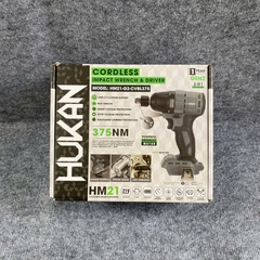 Máy siết bulong pin (đầu 2 trong 1) HUKAN HM21-G2-CVBL375 (chưa có pin sạc)