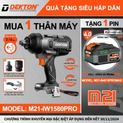 Máy siết bulong dùng pin DEKTON M21-IW1580pro (chưa pin & sạc)