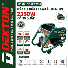Máy rửa xe điện DEKTON DK-HPW2350 (CAO ÁP) CÓ CHỐNG GIẬT