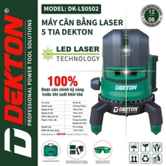 Máy laser 5 tia xanh DEKTON DK-LS0502