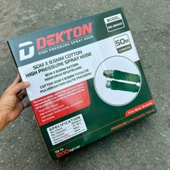 Dây rửa xe phun xịt áp lực cao 50m DEKTON DK-DN50M (Dây mềm)