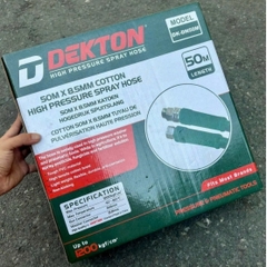 Dây rửa xe phun xịt áp lực cao 50m DEKTON DK-DN50M (Dây mềm)