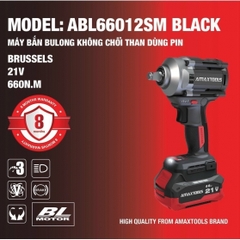 Máy siết bulong sử dụng pin AMAXTOOLS ABL66012SM (chưa có pin sạc)
