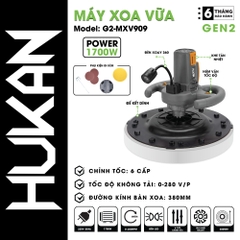 Máy xoa vữa dùng điện HUKAN G2-MXV909