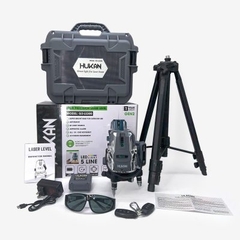 Máy cân bằng laser siêu sáng 5 tia xanh HUKAN G2-LS300 (không kèm chân)