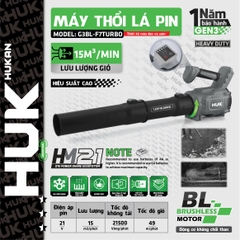 Máy thổi lá dùng pin HUKAN (GEN 3) G3BL-F7TURBO (chưa có pin sạc)