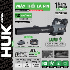 Máy thổi lá dùng pin (GEN 3) G3-TLT135 (chưa có pin sạc)