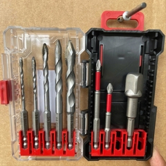 Bộ mũi khoan & đầu vít AMAXTOOLS chất liệu hợp kim thép