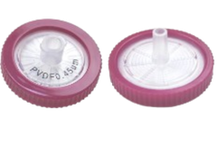 PVDF Hydrophobic 25 mm, 0.45 μm, Syringe Filter (Thân nước)
