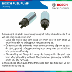 Bơm xăng Bosch Fuel Pump 0580464124 xe Suzuki Carry đời xe 2019 về trươc
