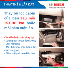 Lọc gió điều hòa BOSCH Aeristo Plus, KIA Sonet đời xe 2020 đến nay, than hoạt tính