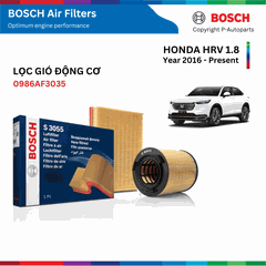 Lọc gió động cơ BOSCH Air Filter, HONDA  City Jazz HRV HR-V BRV BR-V đời xe từ 2015 đến nay