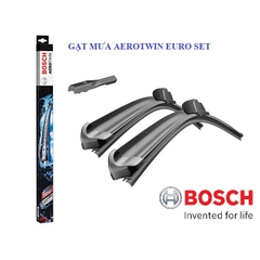 Bộ gạt mưa BOSCH AEROTWIN EURO SET A843S 22" & 22", MERCEDES BENZ C240 đời xe 2008 đến nay