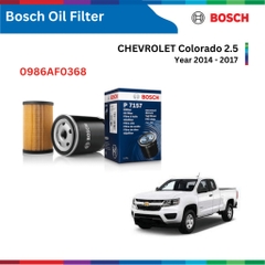 Lọc dầu động cơ xe CHEVROLET Colorado 2.5 đời xe 2014 đến 2017, Bosch Oil Filter 0986AF0368