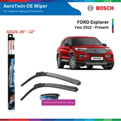 Bộ gạt mưa BOSCH AEROTWIN EURO SET A843S 22" & 22", MERCEDES BENZ C240 đời xe 2008 đến nay