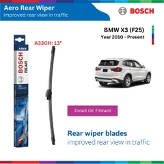 Gạt mưa sau BOSCH Rear A330H 12", xe BMW X3 (F25) đời xe 2010 đến nay, gạt nước sau xe BMW X3