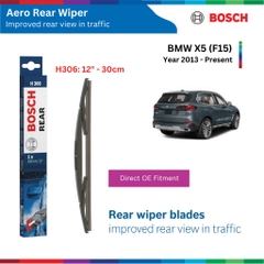 Gạt mưa sau BOSCH Rear H306 12", xe BMW X5 (F15) đời xe 2013 đến nay, gạt nước sau xe X5