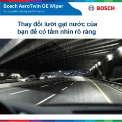Bộ gạt mưa BOSCH AEROTWIN EURO SET A843S 22" & 22", MERCEDES BENZ C240 đời xe 2008 đến nay