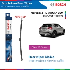 Gạt mưa sau BOSCH Aero Rear, MERCEDES Benz GLA 250, đời xe 2014 đến nay, gạt sau xe GLA 250
